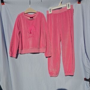 Barbie Hot Pink Joggers Set Size 4